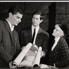 Richard Benjamin, Anthony Perkins and Connie Stevens in publicity photo for the stage production The Star-Spangled Girl