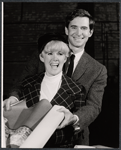 Connie Stevens and Anthony Perkins in publicity for the stage production The Star-Spangled Girl 