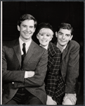 Anthony Perkins, Connie Stevens and Richard Benjamin in publicity for the stage production The Star-Spangled Girl 