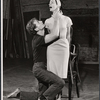 Donald Madden and Maggie McNamara in rehearsal for the stage production Step on a Crack