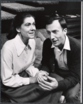 Elizabeth Wilson and Tom Aldredge in the stage production Sticks and Bones