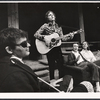 David Selby, Cliff De Young, Tom Aldredge and Elizabeth Wilson in the stage production Sticks and Bones
