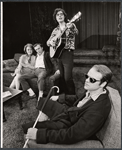 Rue McClanahan, Tom Aldredge, Alan Cauldwell and Drew Snyder in the stage production Sticks and Bones