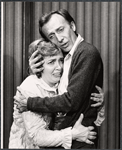 K. Callan and Tom Aldredge in the stage production Sticks and Bones
