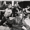 Janet [front], Nick Rawson, Salle, Jo Ann Schatz, Patrick Stanley, Elizabeth Herring and Dave Ringland of The Combine in the 1969 stage production Stomp