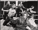 Janet [front], Nick Rawson, Salle, Jo Ann Schatz, Patrick Stanley, Elizabeth Herring and Dave Ringland of The Combine in the 1969 stage production Stomp