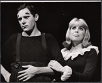 Anthony Newley and Jennifer Baker in the stage production Stop the World - I Want to Get Off