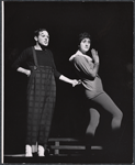 Anthony Newley and Anna Quayle in the stage production Stop the World - I Want to Get Off
