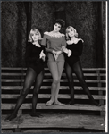 Jennifer Baker, Anna Quayle and Susan Baker in the stage production Stop the World - I Want to Get Off