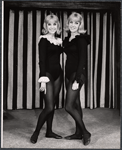 Jennifer Baker and Susan Baker in the stage production Stop the World - I Want to Get Off