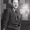 Tennessee Williams during rehearsal for the stage production Suddenly Last Summer