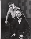 Robert Lansing and Anne Meacham in rehearsal for the stage production Suddenly Last Summer