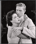 Diana Barrymore and Richard Gardner in the 1959 tour of the stage production Garden District