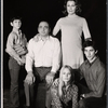Hy Anzell, Janet Ward, Elizabeth Walker, Lenny Baker and unidentified [left] in the 1969 stage production Summertree