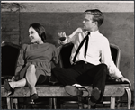 Pat Stanley and Robert Redford in rehearsal for the stage production Sunday in New York