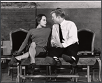 Pat Stanley and Robert Redford in rehearsal for the stage production Sunday in New York