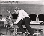 Pat Stanley and Robert Redford in rehearsal for the stage production Sunday in New York