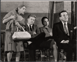 Sondra Lee, Robert Redford, Pat Stanley and Pat Harrington Sr. in rehearsal for the stage production Sunday in New York
