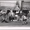 Conrad Janis, Robert Redford, Sondra Lee, Ron Nicholas and Pat Stanley in rehearsal for the stage production Sunday in New York
