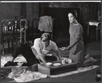 Robert Redford and Pat Stanley in rehearsal for the stage production Sunday in New York