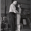 Ron Nicholas and Pat Stanley in rehearsal for the stage production Sunday in New York