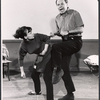 Vivienne Martin and David Brooks in rehearsal for the stage production The Sunday Man