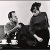 David Brooks and Vivienne Martin in rehearsal for the stage production The Sunday Man