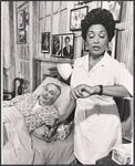 Robert Alda and Urylee Leonardos in the touring stage production The Sunshine Boys