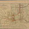 Map of Hudson & Manhattan Railroad Hudson tunnel system
