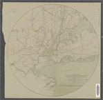 Map of the country thirty miles around New York showing railroads and trolley lines leading to places of historical interest