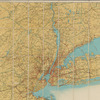 Map showing 50 miles around New York City