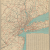 Hagstrom's map of 50 mile radius from New York 