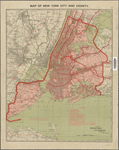 Map of New York City and vicinity 