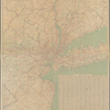 The John Wanamaker automobile & route map of the metropolitan district New York 