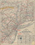 Rand McNally official 1921 auto trails map New York City and vicinity