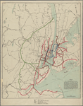 Map of the comprehensive plan as filed in the offices of the secretaries of state at Albany, New York, and Trenton, New Jersey; in compliance with chapter 43, laws of New York, 1922, chapter 9, laws of New Jersey, 1922, and the resolution of Congress (public resolution no. 66-67th Congress) approving of the plan and authorizing and empowering the Port of New York Authority to effectuate the same