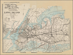 Rapid transit map of Kings, Queens, Nassau counties Long Island New York 