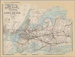 Rapid transit map of Kings, Queens, Nassau counties Long Island New York 
