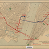 Map of Hudson & Manhattan Railroad Hudson tunnel system: double track throughout