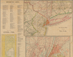 Rand McNally & Co.'s road map of the New York and New Jersey suburbs 