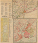 Rand McNally & Co.'s road map of the New York and New Jersey suburbs 