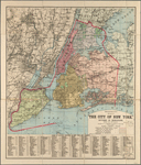 Bridgman's new map of the City of New York 