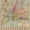 The City of New York, divided into boroughs, with its environs. Index of railway stations in New York and vicinity.