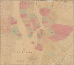 Map of the five cities of New York, Brooklyn, Jersey City, Hoboken & Hudson City