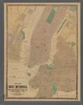 New map of the great metropolis, including the cities of New York, Brooklyn, Jersey City, Hoboken, &c