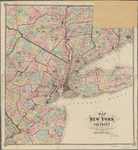Map of New York and vicinity 