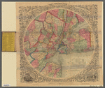 Map of the country thirty three miles around the City of New York 
