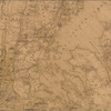 Driving road chart of the country surrounding New York City 