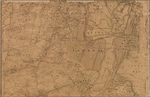 Driving road chart of the country surrounding New York City 
