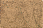 Driving road chart of the country surrounding New York City 